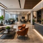 Commercial fit-out office interior.